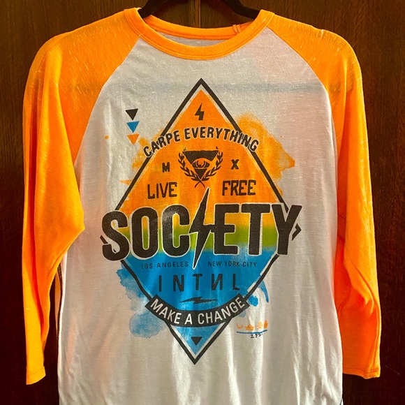 Society Baseball T-Shirt - Picture 1 of 3